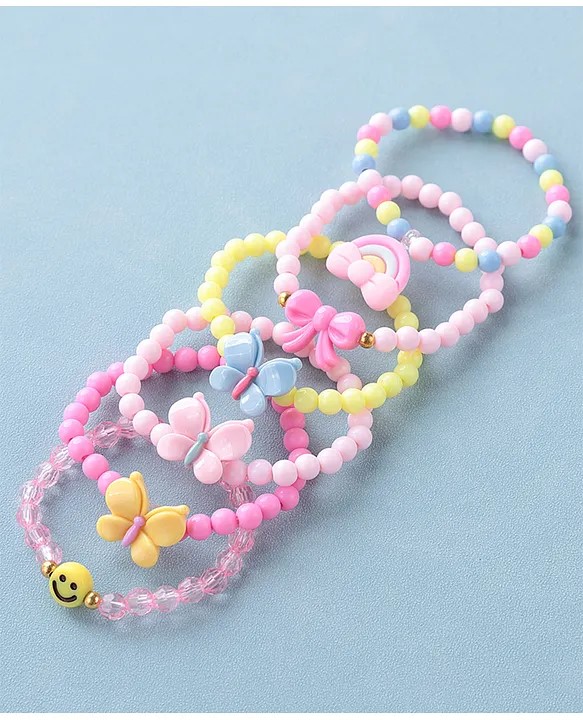 Babyhug Free Size Bracelets & Bangles Pack of 6 - Multicolor